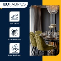 Mushroom Bling Fire Retardant Upholstery Fabric  