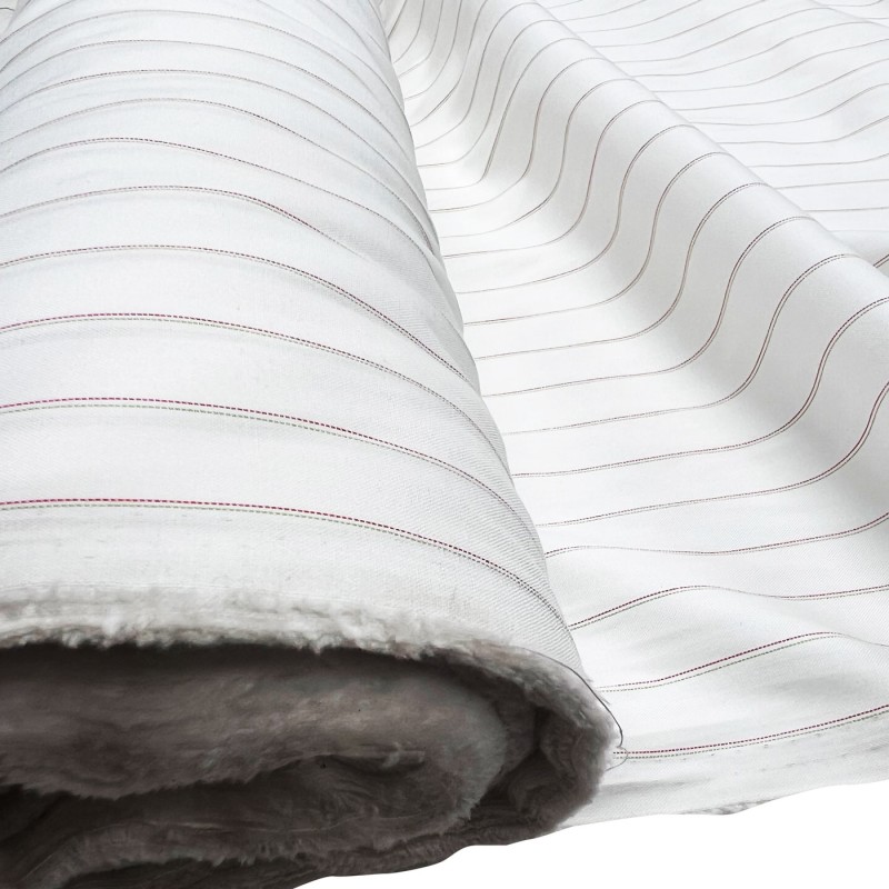 Cotton Lawn Dressmaking /red green 3