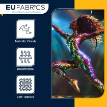 Large Rainbow Fishscale Foil