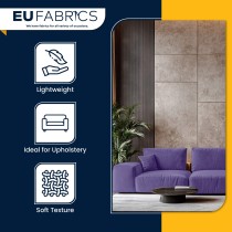 PVC Backed Faux Suede Fabric Lilac