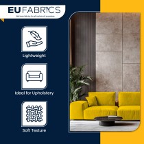 PVC Backed Faux Suede Fabric Yellow