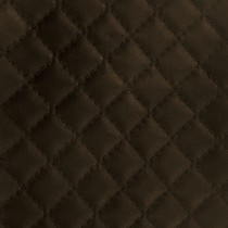 Diamond Stitched Leatherette chocolate