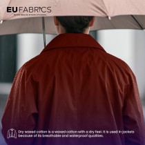 Dry Waxed Cotton Canvas Fabric 150cm Wide