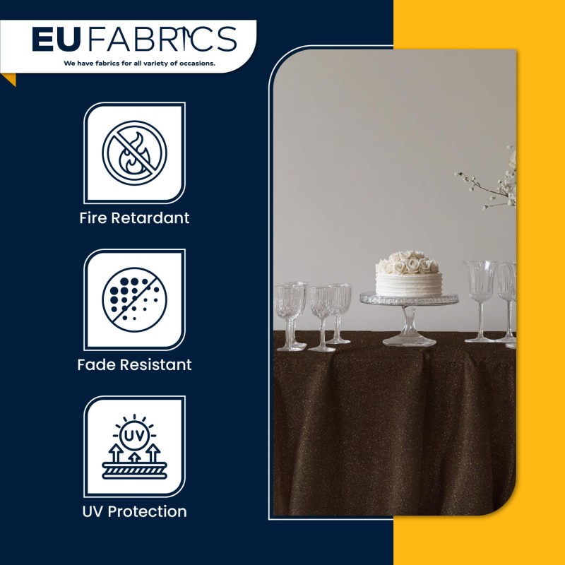 Glitter Leatherette Vinyl Fabric