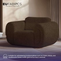 Fire Retardant Glitter Vinyl Brown