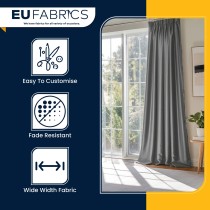 Silver Jersey Foil Fabric 4 Way Stretch