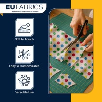 Polycotton Spot Fabric 20mm Printed Design