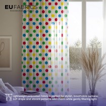 Polycotton Spot Fabric 20mm Printed Design