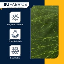 Green Flecked Polyester Fabric