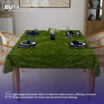 Green Flecked Polyester Fabric