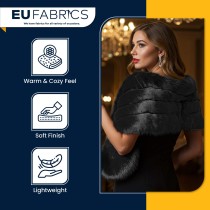 Luxury Acrylic Short Pile Fur Fabric 