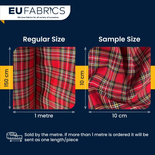 Royal Stewart Tartan Fabric