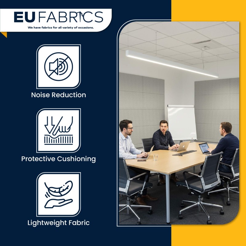 Acoustic Fabric for Soundproofing White