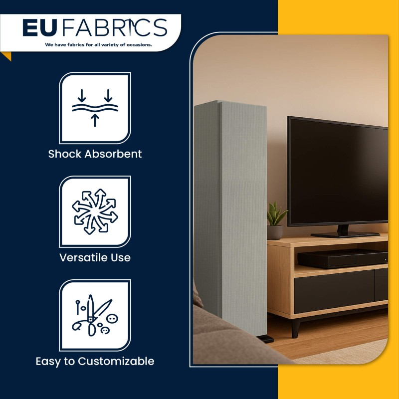 Acoustic Fabric for Soundproofing White