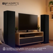 Acoustic Fabric for Soundproofing Black