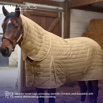 Channel Double Sided Quilted Fabric with Scrim Back Wheat