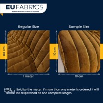 Channel Double Sided Quilted Fabric with Scrim Back Cinnamon