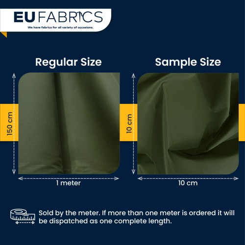 Slight Seconds Waxed Cotton Fabric Moss