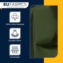 Slight Seconds Waxed Cotton Fabric Moss