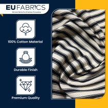 100 Percent Cotton Stripe Fabric