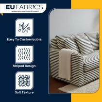 100 Percent Cotton Stripe Fabric