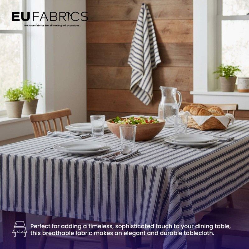 100 Percent Cotton Stripe Fabric