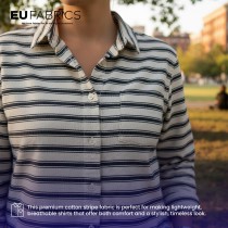 100 Percent Cotton Stripe Fabric