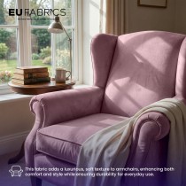 Clearance Suede Feel Upholstery Fabric pink 1