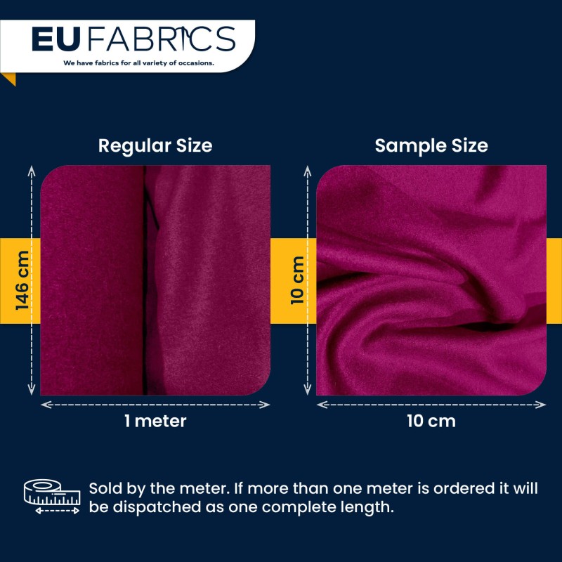 Melton Wool Fabric Heavy Wool Coating - Clearance