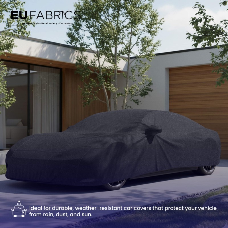 Denim Look Waxed Canvas Fabric 150cm Wide - Clearance