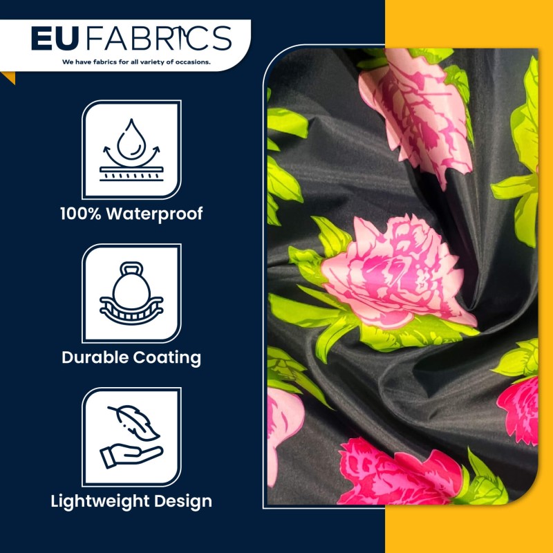 4oz Waterproof Fabric Lightweight PU Coated