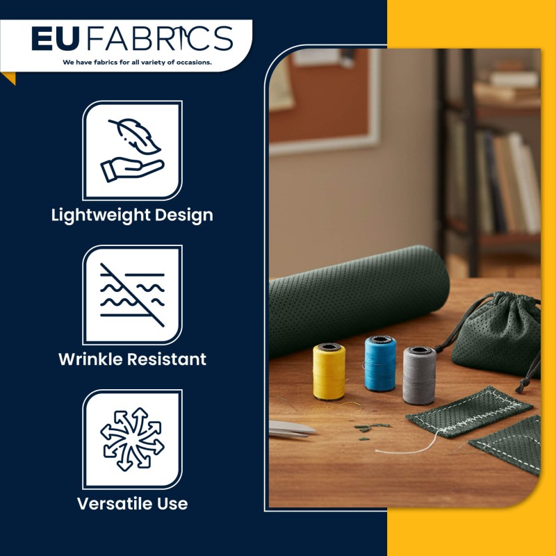 Bottle Green Airtex Mesh Fabric