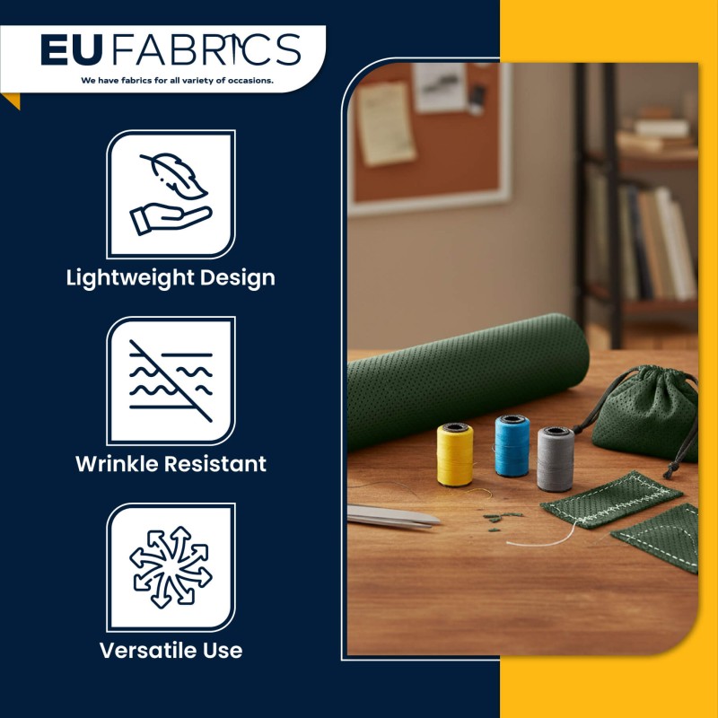 Olive Airtex Mesh Fabric