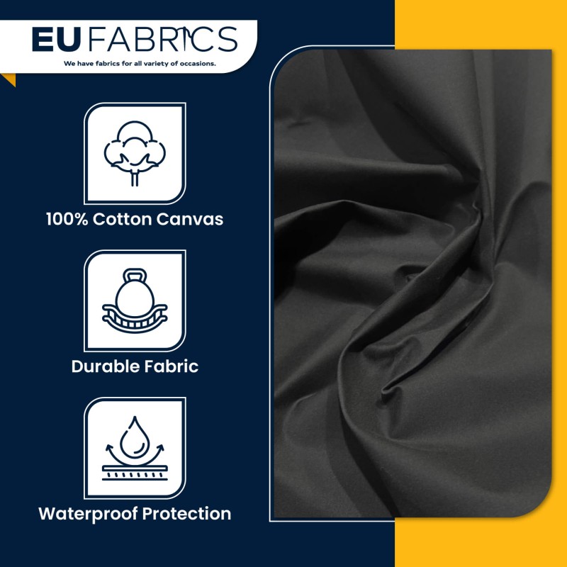 4oz Waterproof Waxed Canvas Fabric