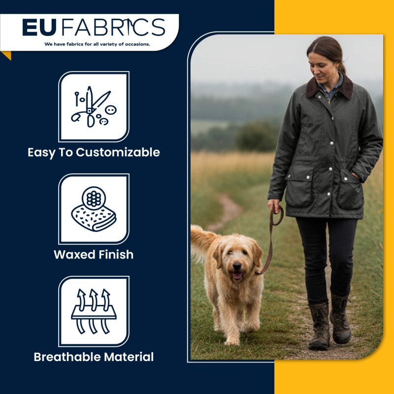 4oz Waterproof Waxed Canvas Fabric