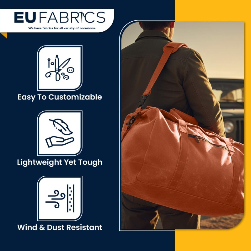 Waterproof Waxed Canvas Fabric - Clearance