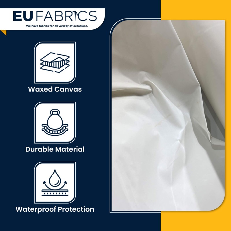 Waterproof Waxed Canvas Fabric - Clearance