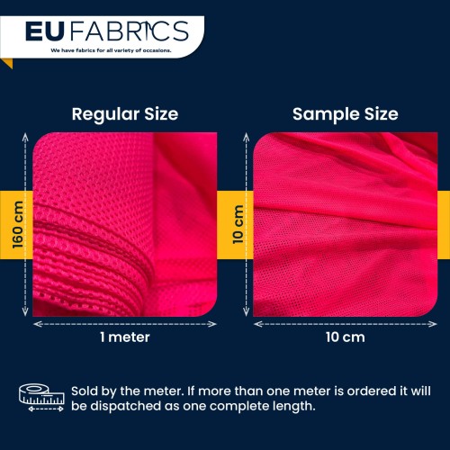 Pink Airtex Mesh Fabric - Clearance