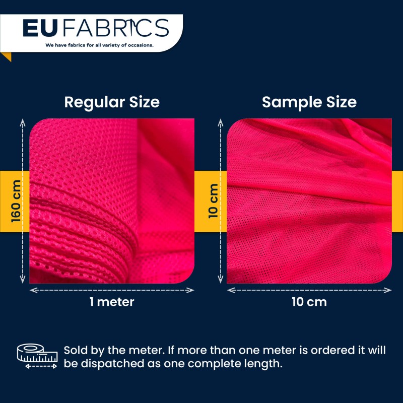 Pink Airtex Mesh Fabric - Clearance