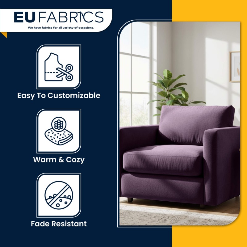 Fire Retardant Velvet Upholstery Fabric - Clearance