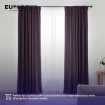 Fire Retardant Velvet Upholstery Fabric - Clearance