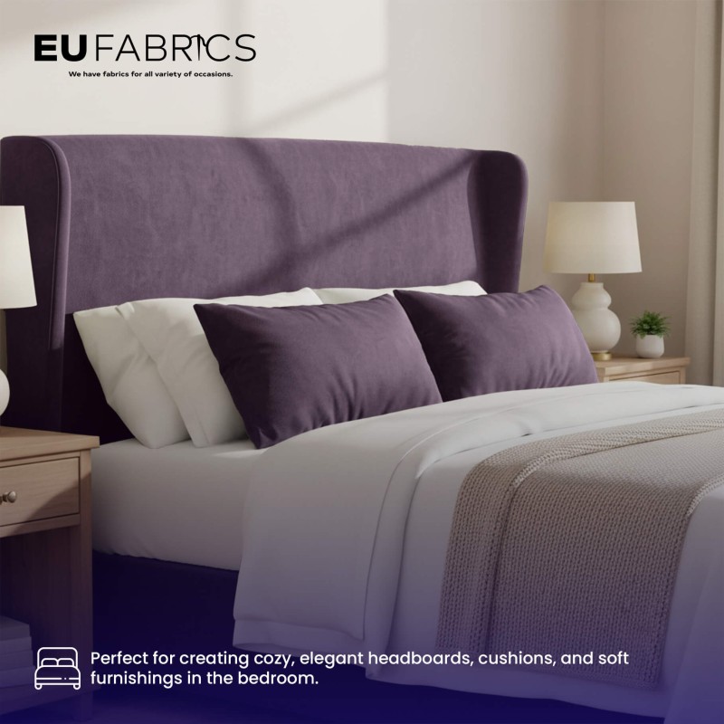 Fire Retardant Velvet Upholstery Fabric - Clearance