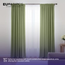 Fire Retardant Velvet Upholstery Fabric Saz - Clearance