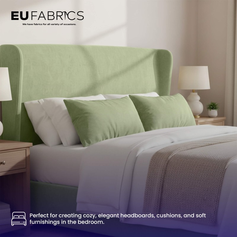 Fire Retardant Velvet Upholstery Fabric Saz - Clearance