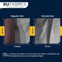 Fire Retardant Velvet Upholstery Fabric Silver - Clearance