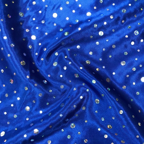 Sequin Satin Royal