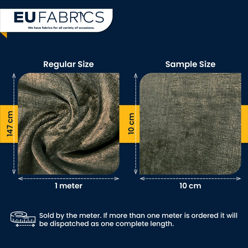 Fire Retardant Heavy Duty Upholstery Fabric Olive - Clearance