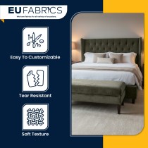 Fire Retardant Heavy Duty Upholstery Fabric Olive - Clearance