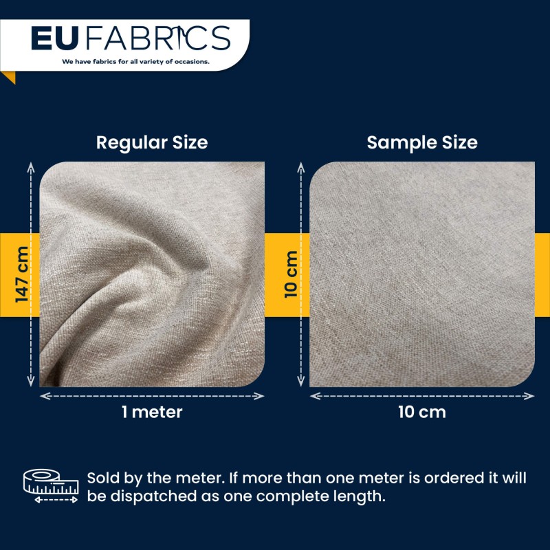 Fire Retardant Heavy Duty Upholstery Fabric Oats - Clearance