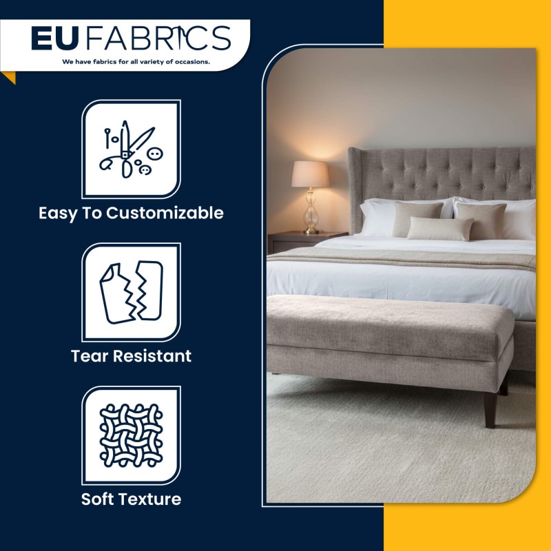 Fire Retardant Heavy Duty Upholstery Fabric Oats - Clearance